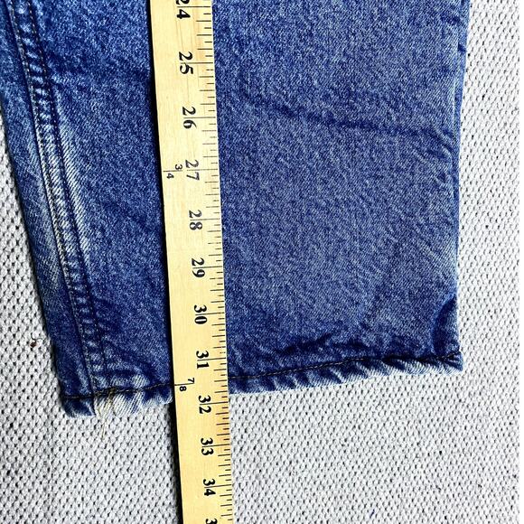 Carhartt Vintage Fleece Lined Jeans 38X32 Blue Faded Relaxed Straight USA Made - Picture 12 of 13